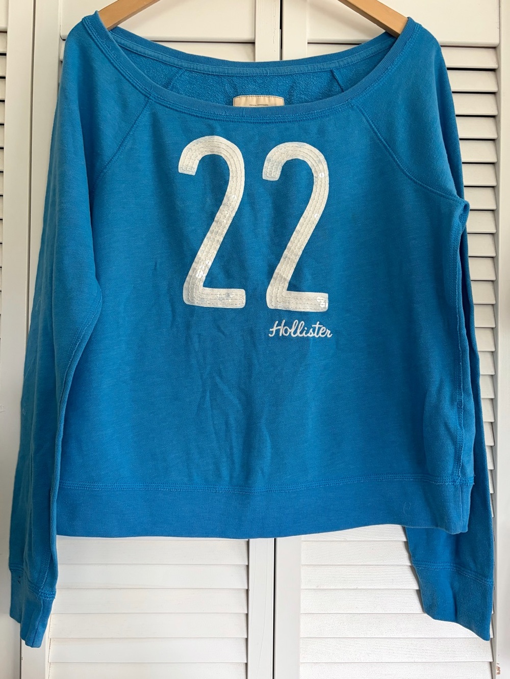 Hollister Blue '22' Sweatshirt